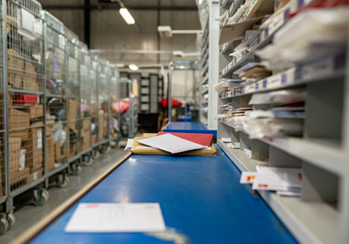 Postal letter sorting facility